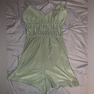 green romper